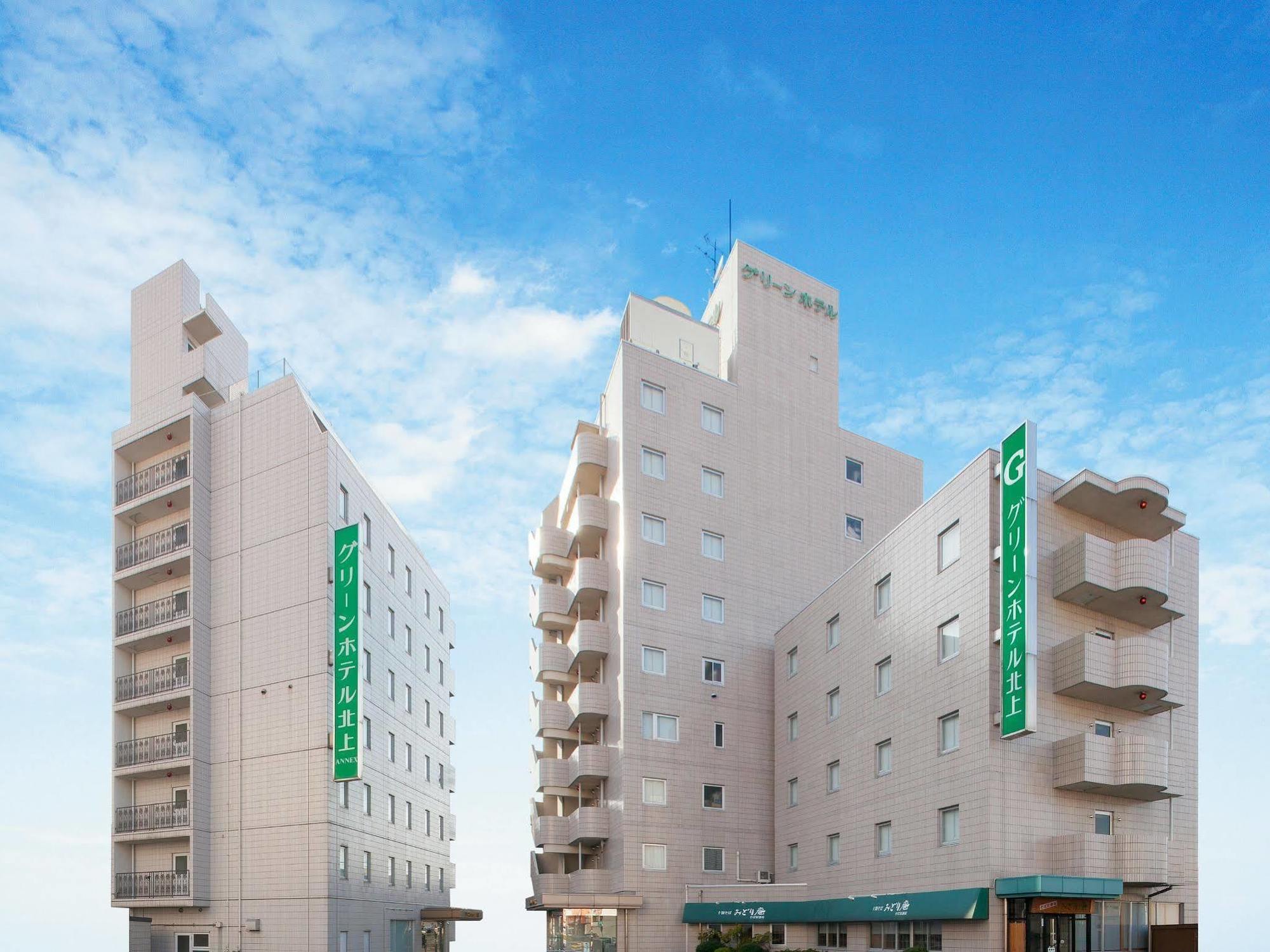 Green Hotel Kitakami Bagian luar foto