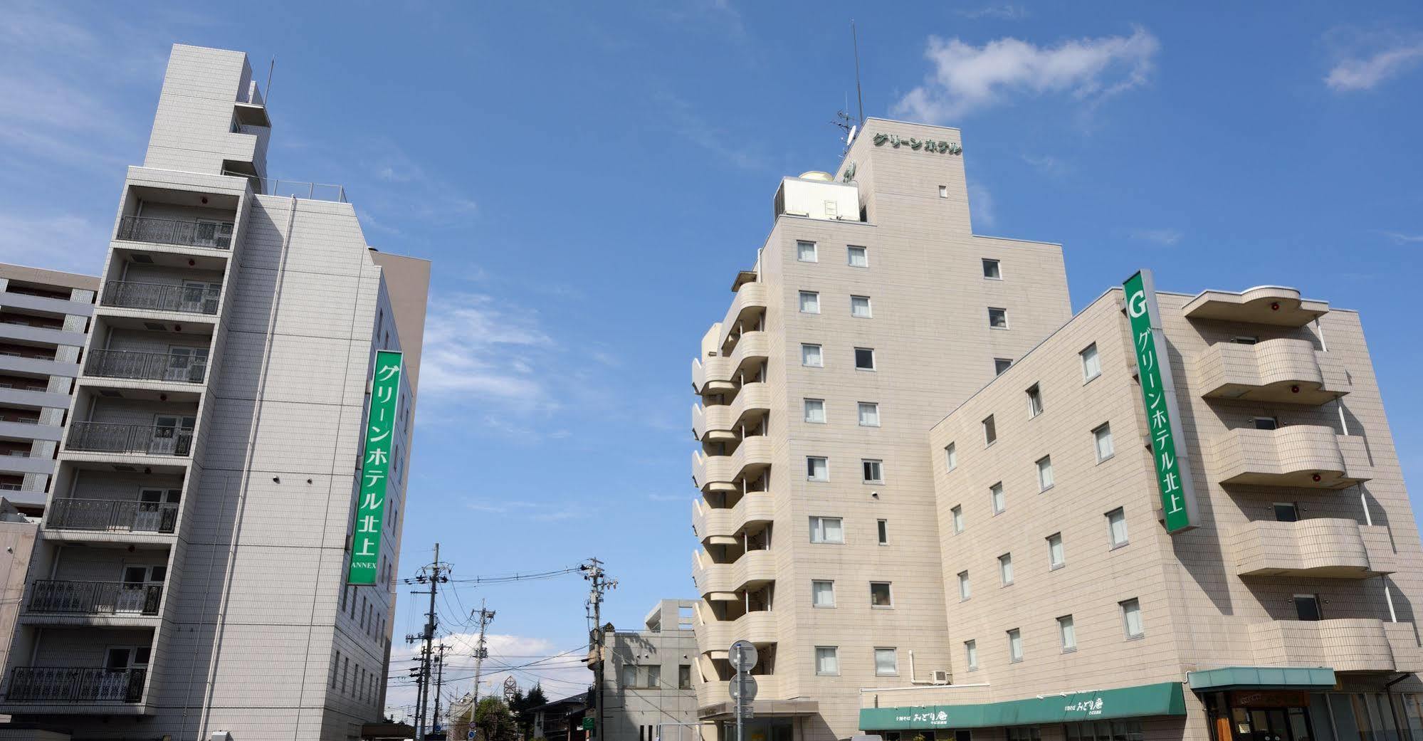 Green Hotel Kitakami Bagian luar foto